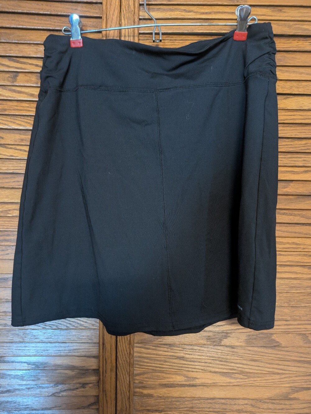 Columbia Titanium Black Nylon Mini Skirt Women Size Medium